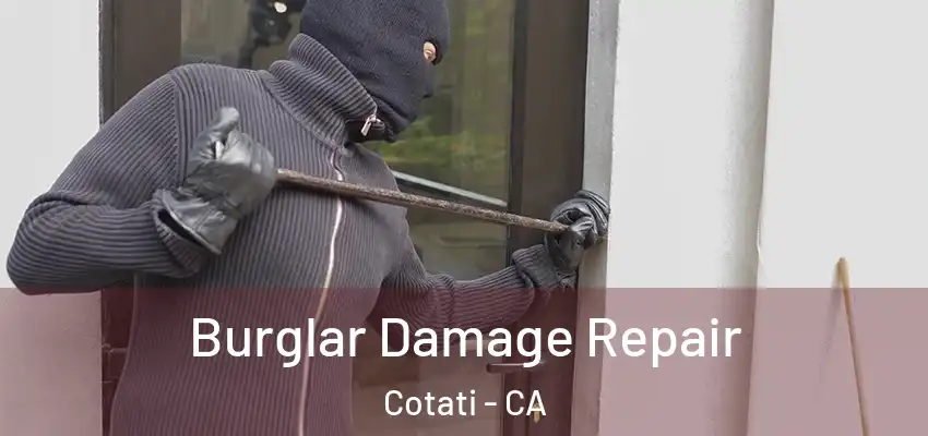 Burglar Damage Repair Cotati - CA