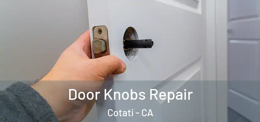 Door Knobs Repair Cotati - CA