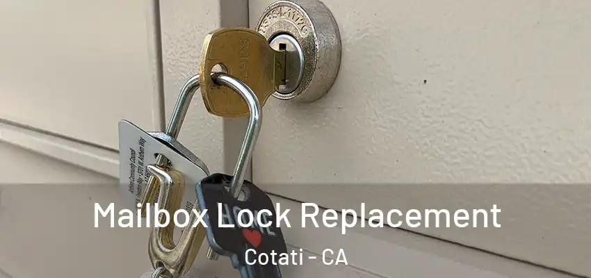 Mailbox Lock Replacement Cotati - CA